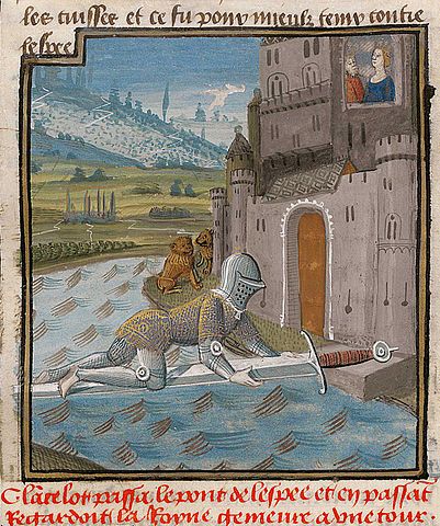 illustration médiévale lancelot du lac guerrier de lumière (chamanisme)