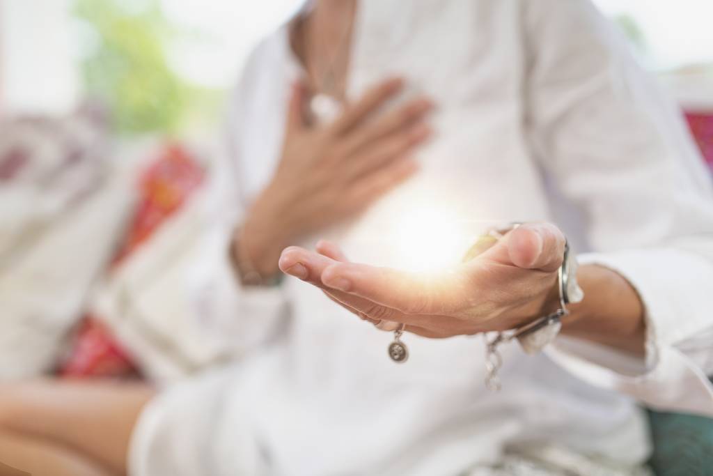 Coeur de lumière et d'amour chamanisme