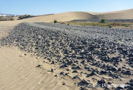 Sites sacrés guanches cachés sous les dunes de sable de Maspalomas